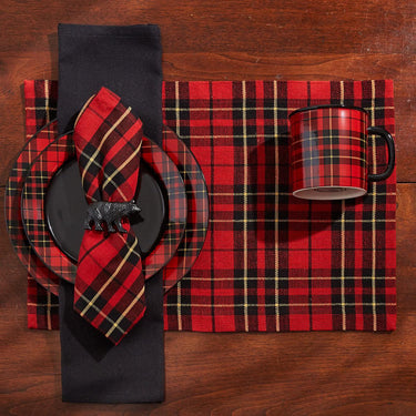 Sportsman Plaid Placemats - Set Of 6 Park Designs - The Fox Decor